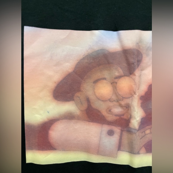 Zara Black Graphic Tee - Picture 4 of 4